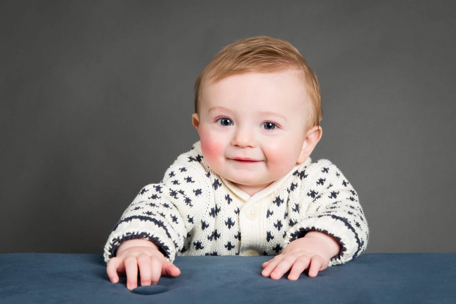 Chance 8 mo Portrait | Pittsburgh Baby Photographer | Baby Plan Studio Session