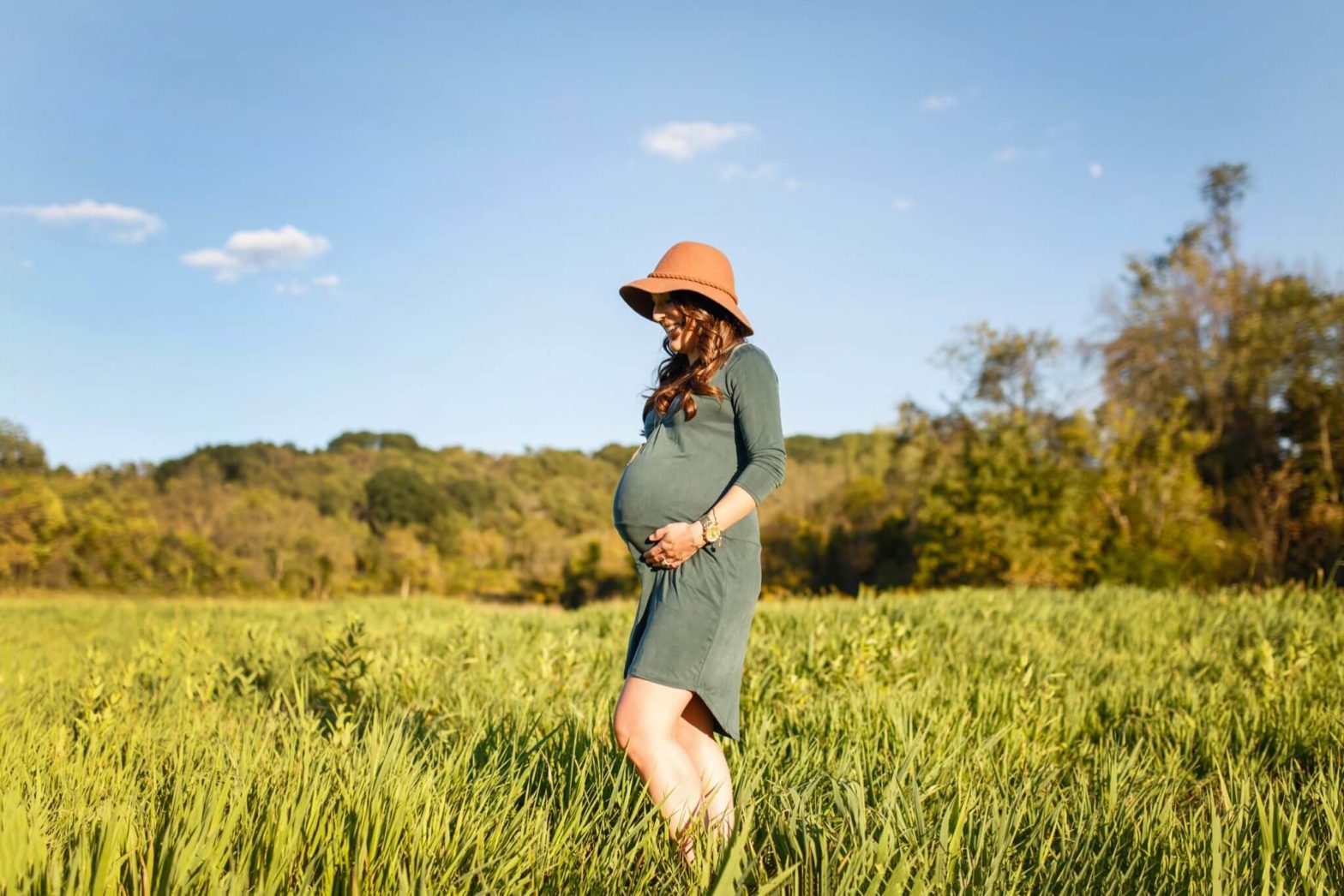 Pittsburgh Maternity Photographer | Baby W | Fall on-location maternity portrait session south hills